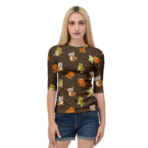 Ground Type Quarter Sleeve Raglan Tee by Mezalola