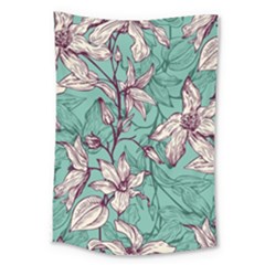 Vintage Floral Pattern Large Tapestry by Sobalvarro
