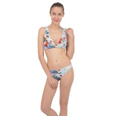 Floral Bouquet Classic Banded Bikini Set  by Sobalvarro