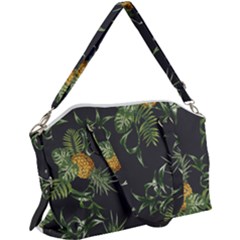 Pineapples Pattern Canvas Crossbody Bag by Sobalvarro