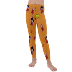 Dragonball Kids  Lightweight Velour Leggings by Mezalola