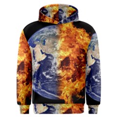 Earth World Globe Universe Space Men s Overhead Hoodie by Sudhe
