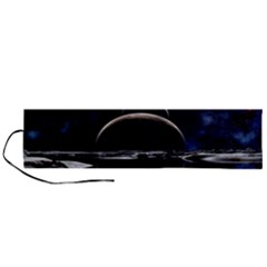Planet Sky Lake Landscape Sun Roll Up Canvas Pencil Holder (l)