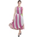 Easter Egg Colorful Spring Color Round Neck Boho Dress View1