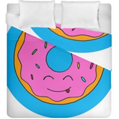 Donut Doughnut Dessert Clip Art Duvet Cover Double Side (king Size)