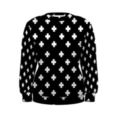 Swiss Cross Pattern Women s Sweatshirt