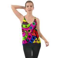 Seamless Doodle Chiffon Cami by Vaneshart