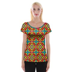 Seamless Pattern Tile Tileable Cap Sleeve Top