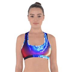Light Circle Ball Sphere Organ Shape Physics Volgariver Ununseptium Z117 Unoptanium Island Cross Back Sports Bra by Vaneshart