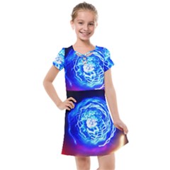 Light Circle Ball Sphere Organ Shape Physics Volgariver Ununseptium Z117 Unoptanium Island Kids  Cross Web Dress by Vaneshart