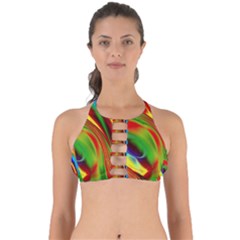 Artwork Digital Art Fractal Colors Perfectly Cut Out Bikini Top by Wegoenart