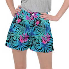 Leaves Picture Tropical Plant Ripstop Shorts by Wegoenart