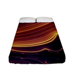 Lines Stripes Background Abstract Fitted Sheet (full/ Double Size) by Vaneshart