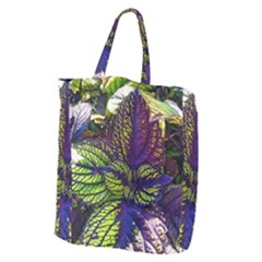 Dark Coleus Giant Grocery Tote by Riverwoman