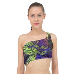 Dark Coleus Spliced Up Bikini Top 