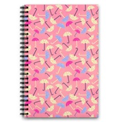 Umbrella Pattern 5 5  X 8 5  Notebook by Vaneshart