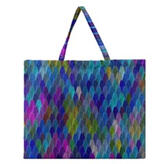 Background  Zipper Large Tote Bag by Sobalvarro