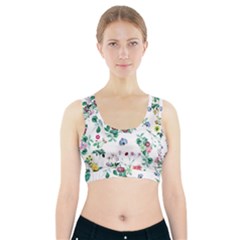 Leaves Sports Bra With Pocket by Sobalvarro