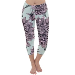 Flowers Capri Winter Leggings  by Sobalvarro