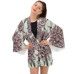 Flowers Long Sleeve Kimono by Sobalvarro