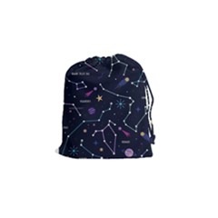 Space Wallpapers Drawstring Pouch (small)