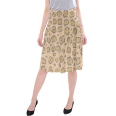 Leopard Print Midi Beach Skirt by Sobalvarro