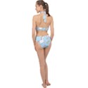 Unicorn Seamless Pattern Background Vector Halter Side Cut Swimsuit View2