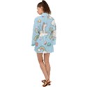 Unicorn Seamless Pattern Background Vector Long Sleeve Kimono View2