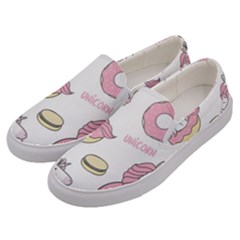 Unicorn Seamless Pattern Background Vector (1) Men s Canvas Slip Ons by Sobalvarro