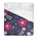 Vector Seamless Flower And Leaves Pattern Duvet Cover (Full/ Double Size) View1
