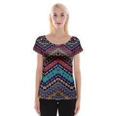 Ethnic  Cap Sleeve Top by Sobalvarro