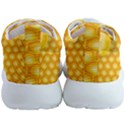 Abstract Honeycomb Background With Realistic Transparent Honey Drop Mens Athletic Shoes View4