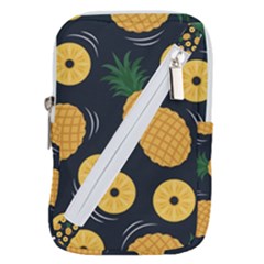 Seamless Pattern Pineapple Pattern Belt Pouch Bag (large)