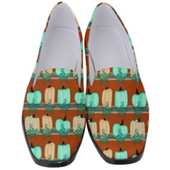 Bluegreen Pumpkins Women s Classic Loafer Heels