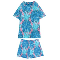 Pineapples Kids  Swim Tee And Shorts Set by Sobalvarro