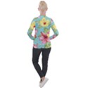 Hibiscus Casual Zip Up Jacket View2