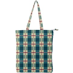 Pattern Texture Plaid Grey Double Zip Up Tote Bag by Mariart
