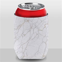 White Marble Texture Floor Background With Gold Veins Intrusions Greek Marble Print Luxuous Real Marble Can Holder by genx