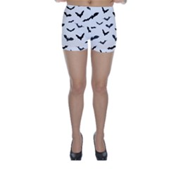 Bats Pattern Skinny Shorts by Sobalvarro