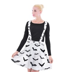 Bats Pattern Suspender Skater Skirt by Sobalvarro