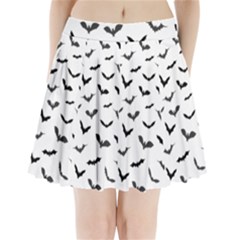 Bats Pattern Pleated Mini Skirt by Sobalvarro