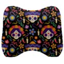 Dia de los muertos Velour Head Support Cushion View1