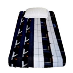 Architecture Building Pattern Fitted Sheet (single Size)
