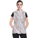 Marble with Metallic Gold intrusions on gray white Stone texture Pastel Rose Pink Background Women s Puffer Vest View1