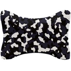 Camouflage Bleu Seat Head Rest Cushion by kcreatif