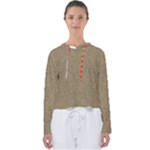 Wood In The Forest And Stars Mandala Women s Slouchy Sweat