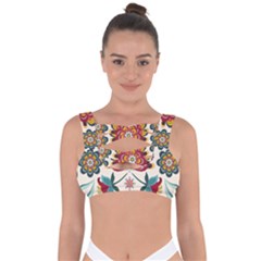 Baatik Print  Bandaged Up Bikini Top