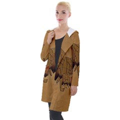 Wonderful Elephant Hooded Pocket Cardigan