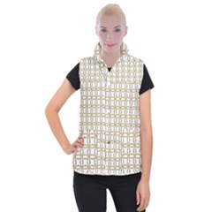 Gold Lattice Women s Button Up Vest by mccallacoulture