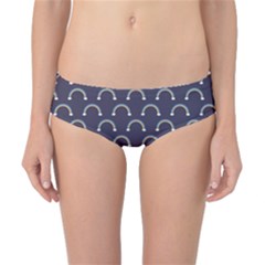 Pattern Arc En Ciel/nuages Classic Bikini Bottoms